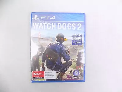 Brand New And Sealed Playstation 4 PS4 Watch_Dogs 2 - Free Postage • $51.92