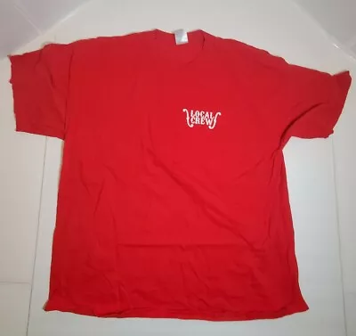 Zac Brown Band Concert T- Shirt Band Tour Tshirt Red XXL • $21.95