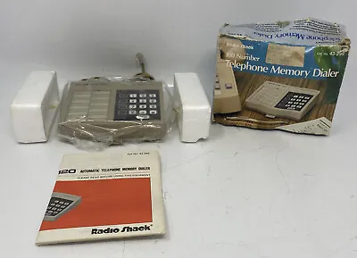 Vintage Radio Shack Telephone Memory Dialer Duofone 120 Cat # 43-299 NOS! • $25.99