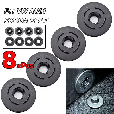 8* Car Mat Carpet Clips For Vw Audi Retention Fixing Grips Clamps Floor Holders • $8.54