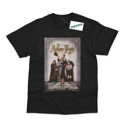 Retro Movie Poster Inspired By The Addams Family DTG Printed T-Shirt • £14.95