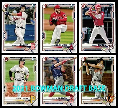 2021 BOWMAN DRAFT Paper Base Prospects #1-200 1st RC Complete Your Set YOU PICK! • $1.59