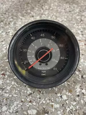 Vintage OMC Marine Boat Speedometer Sea Speed Gauge 65 MPH 3.5  • $49