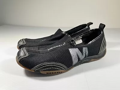 Women’s~Merrell Barrado Performance Footwear Shoes~Size 9.5~Black Zip Up Slip On • $19.99