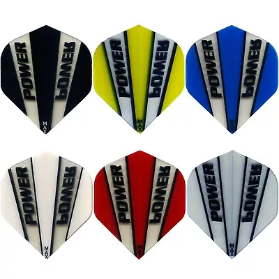 £1.95 • Buy MCCOY Transparent Dart Flights Power Max 150 Micron Super Tough 1 Set Of 3