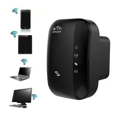Network Accelerating Signal Extender Internet Amplifier WiFi Wireless Repeater • £7.81