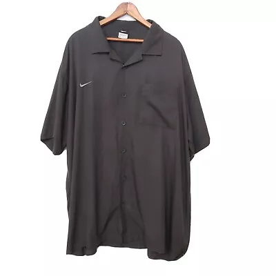 Nike Elite Duke University Basketball Men’s Polo Golf Shirt Size XXL 2XL Gray • $17.99