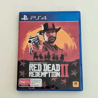 VGC Genuine Sony PlayStation 4 PS4 Game Red Dead Redemption 2 II PAL AUS CIB MAP • $24.99