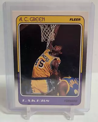 A.C. Green 1988-89 Fleer #66 Los Angeles Lakers FRESH MINT NEW • $0.99