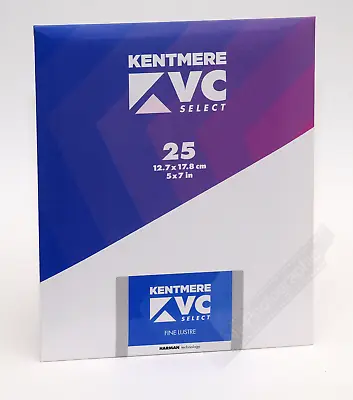 Kentmere VC Select 5 X7  B&W Darkroom Photographic Paper 25 Sheets Lustre • £13.99