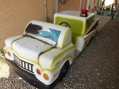 Vintage Coin Op Operated GHOST BUSTERS CAR Kiddie Ride Parts Repair Fiberglass • $400