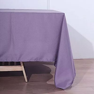 Amethyst Polyester 90x132  Rectangle TABLECLOTHS Wedding Party Supplies Linens • $11.78