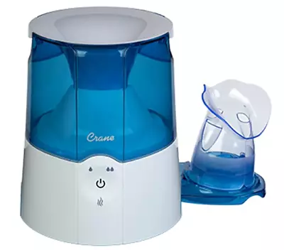 Crane 2-in-1 Warm Mist Humidifier & Personal Steam Inhaler 0.5 Gallon Open Box • $25.99