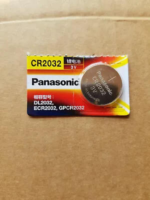 1x CR2032 PANASONIC 3V LITHIUM Batteries EXP 2028 Or Later Post From MELB • $1.99