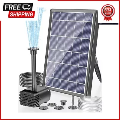 NFESOLAR Solar Fountain Pump For Bira Bath3.5W Solar Water Pump With 4ft Tubing • $29.99