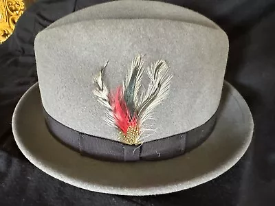 Vintage Felt Fedora Hat • $4.99
