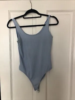 Miss Selfridge Blue Bodysuit • £10