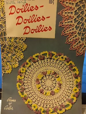 Vintage Star DOILIES-DOILIES-DOILIES Pattern Book #87 Crochet • $5