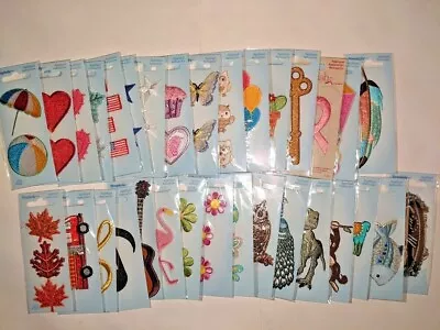 $2.75 • Buy Simplicity Embroidered IRON ON Applique's Animals Sports Food & More ~YOU PICK