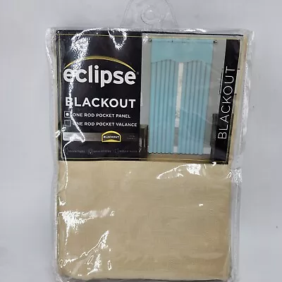 Eclipse Kendall Blackout Curtain Panel 42  X 84  Cafe Rod Pocket Thermaback~ • $3.68