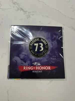 Marshal Yanda #73 Baltimore Ravens 2022 “Ring Of Honor” Pin • $2.95