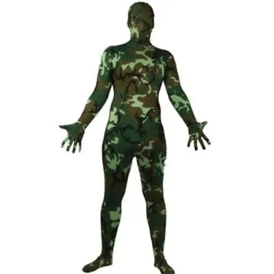Mens Skinz Camouflage Lycra Bodysuit • £22.50