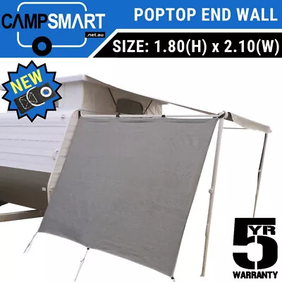 Pop Top Privacy Screen End Wall Side Sunscreen - Poptop Caravan Roll Out Awning • $79.95