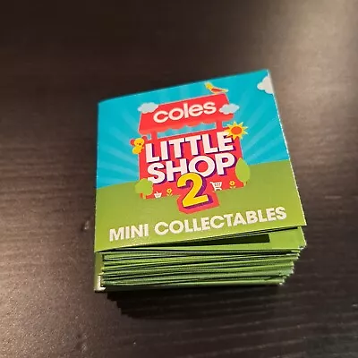 Coles – Little Shop 2 – Mini Collectables – Leaflet • $1