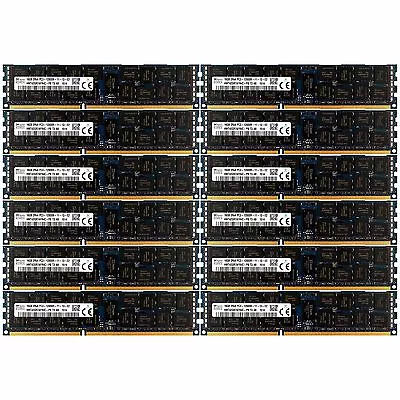 PC3-12800 12x16GB DELL POWEREDGE R320 R420 R520 R610 R620 R710 R820 Memory Ram • $197.88