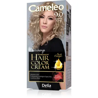 Cameleo Omega+ Permanent Colour Cream Hair Dye Cover Grey Hair - 24 SHADES • £6.99