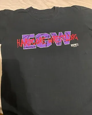 ECW Hardcore Wrestling 90s T Shirt • $34.26