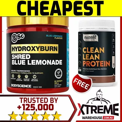 Bsc Hydroxyburn Shred 60 Srv/body Science Fat Burn Loss Hydroxy Green Tea Tx100$ • $59.90