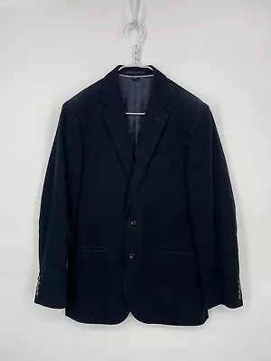 J Crew Blazer Mens 40R Blue Corduroy Italian Cotton Slim Fit Suit Jacket • $89.99