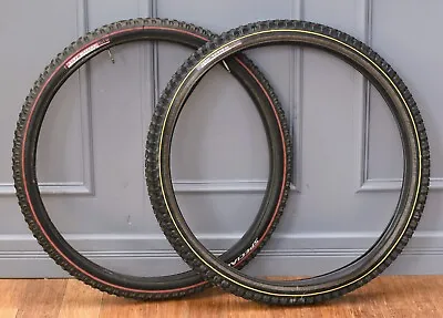 -PAIR- Specialized Team Control/Dirt Master Tires 26  Vintage Vrc Folding Bead • $29.99