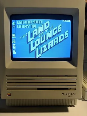 Vintage 800K Leisure Suit Larry Macintosh 512ke Plus SE SE-FDHD SE/30 Classic! • $9.99