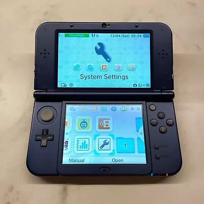 New Nintendo 3DS XL (Blue) With IPS Top Screen + Official Nintendo Charger • $299
