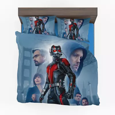 Ant Man Superhero Action Marvel Comics Warrior Quilt Duvet Cover Set • £32.39