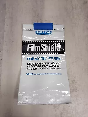 VINTAGE SIMA FILM SHIELD LEAD LAMINATED BAG X-RAY SECURITY 6 X12  • $12.99