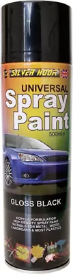 Silverhook Acrylic Spray Paint~universal 500ml High Density All Colours • £9.99