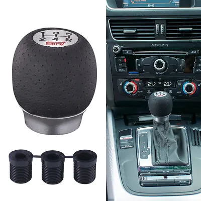 Fit STI Subaru Impreza 5 Speed Manual & Automatic Gear Shift Knob PU Leather US • $19.73