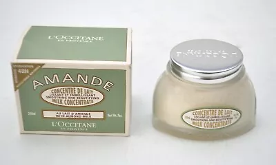 L'Occitane Amande Milk Concentrate Smoothing / Beautifying 200ml 7oz Body Cream • $29.95