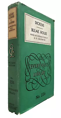 Bleak House Novel By Charles Dickens Dent Everyman 1960 LARGER FORMAT BOOK • £9.99