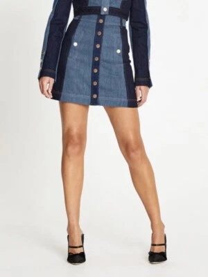 $45 • Buy Alice McCall Electric Memories High Waist Denim Panel Skirt, Size 6. RRP $245
