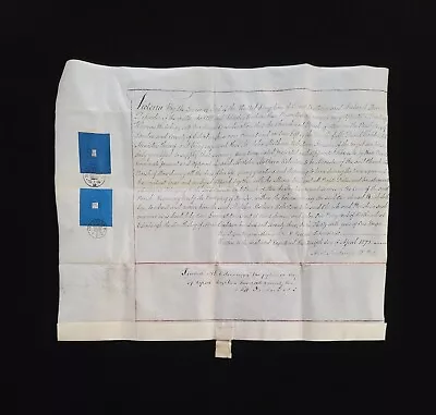 Queen Victoria Royal Letters Patent Parish Stow Document Signed British Royalty  • $399.95