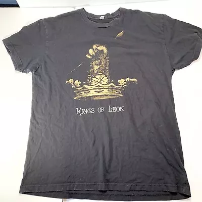 Kings Of Leon 2013 Tour American Shirt Short Sleeve Black Men Large L • $19.99