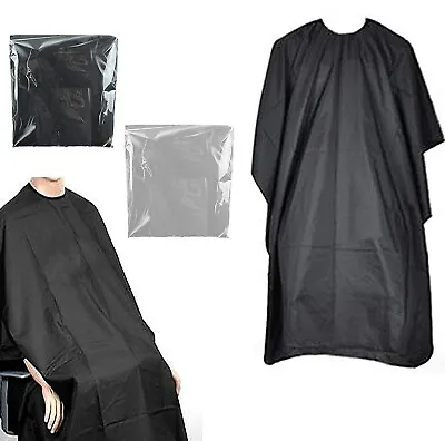 £2.95 • Buy Hairdressing Cape Unisex Gown For Hair Styling Cutting Salon Barber Apron Dye 