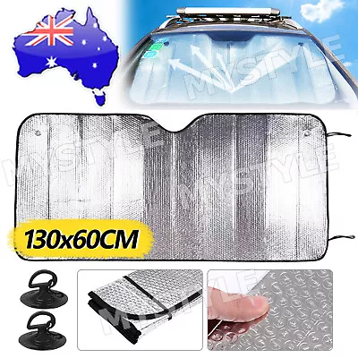 Car Windscreen Sun Shade Heat Reflective Windshield Front Rear Window UV Block • $8.95