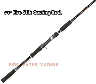 THE FIRE STIK 7'6  SWIMBAIT CASTING ROD BASS FISHING STRIPER Medium Heavy Rock • $54.99