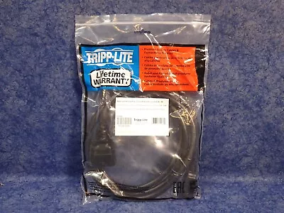 NEW Tripp-Lite P036-006 Heavy Duty 6' Power Cord Extension C19 To C20 (EC8) • $15.99