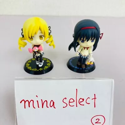 Puella Magi Madoka Magica Homura Akemi & Mami Tomoe Figure Set Chi Kyun Chara • $29.99